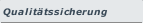 Qualit&auml;tssicherung